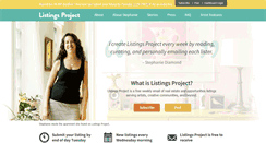 Desktop Screenshot of listingsproject.com